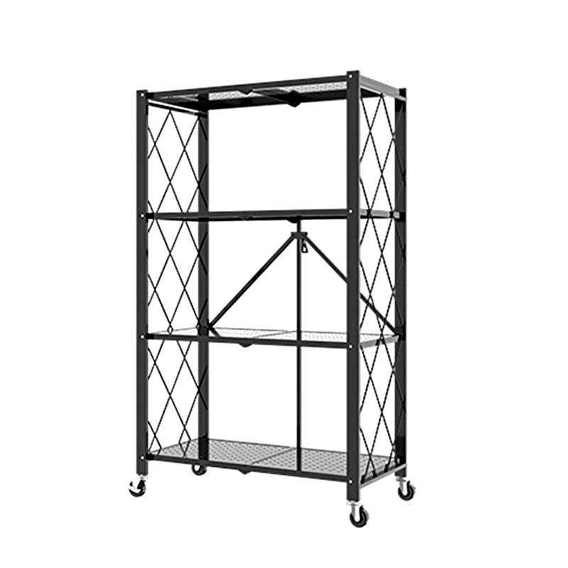 落地式物架折架安装厨房可多层储架免叠置厂家移动物收纳微波炉