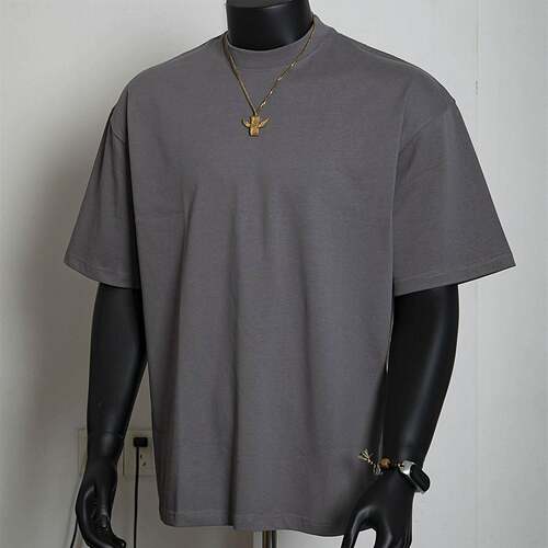 High Level Men'S Stylish Oversized Short Sleeve Cotton