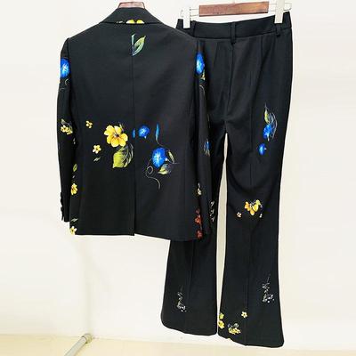 Temperamental and fashionable digital one-button suit