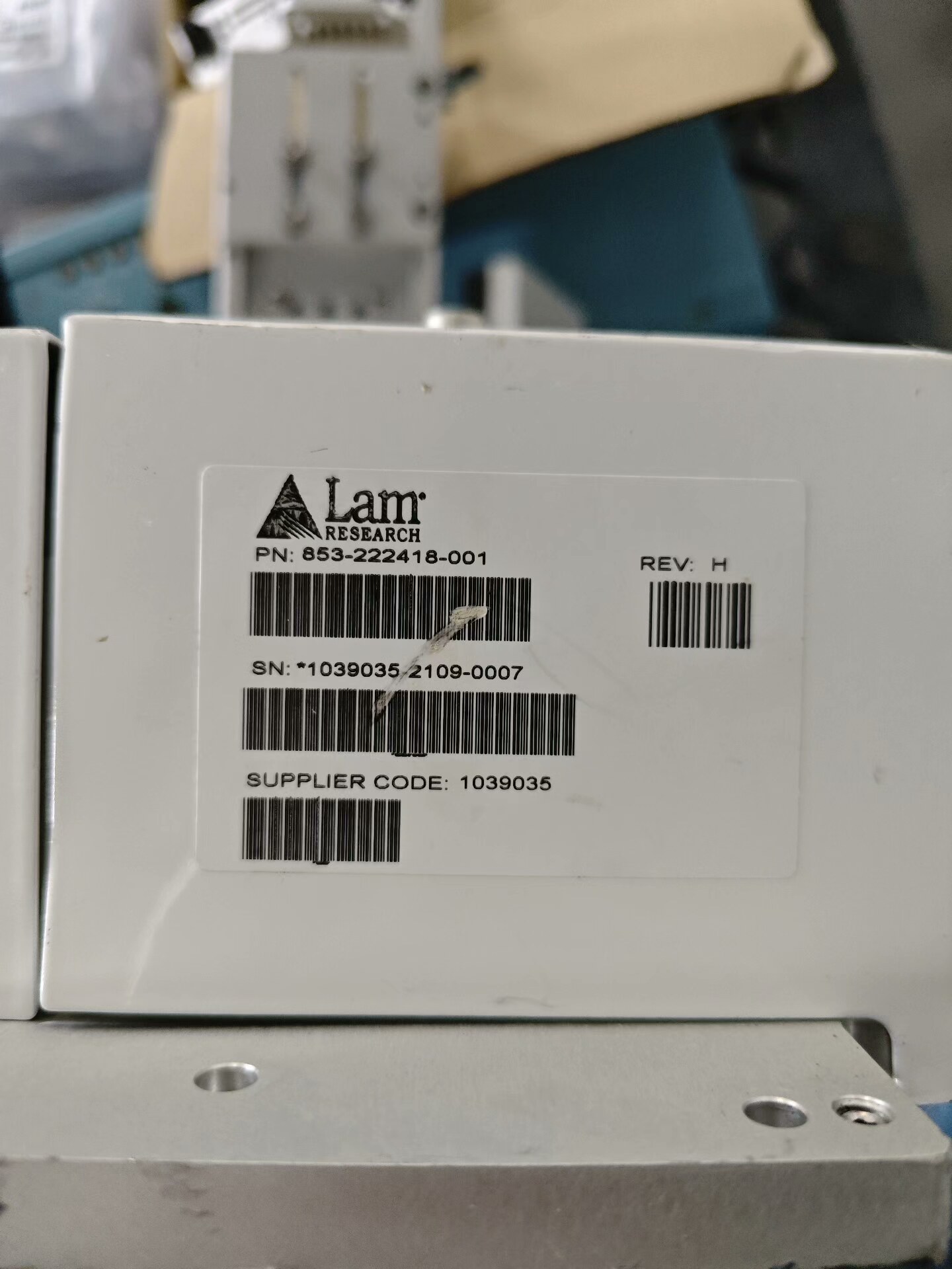 Lam Research Vortex控制器，型号853-2