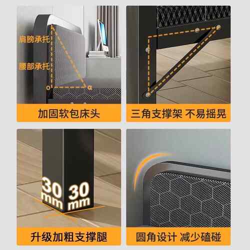 家现代简约折单人用午休叠床艺加厚加LZ2-ZDC-固宿舍床出租屋成人