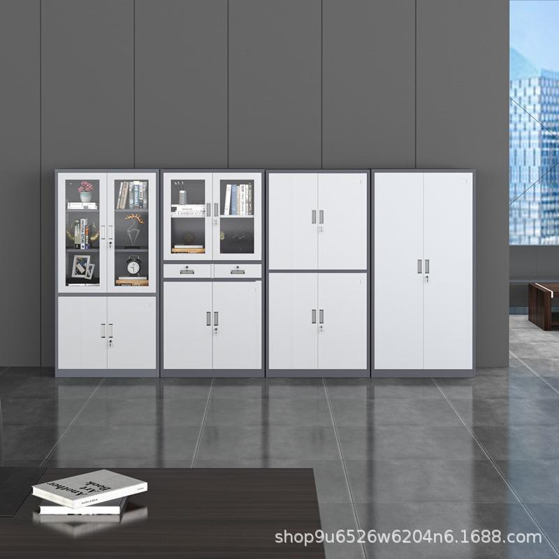 陕西加厚皮套文件柜办室档色案柜GT-0023资料柜更衣柜矮柜铁柜拆