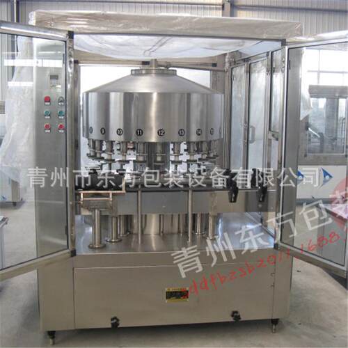 厂家供应液体包装设备全自动液体灌装机24头负压果汁白酒灌装机