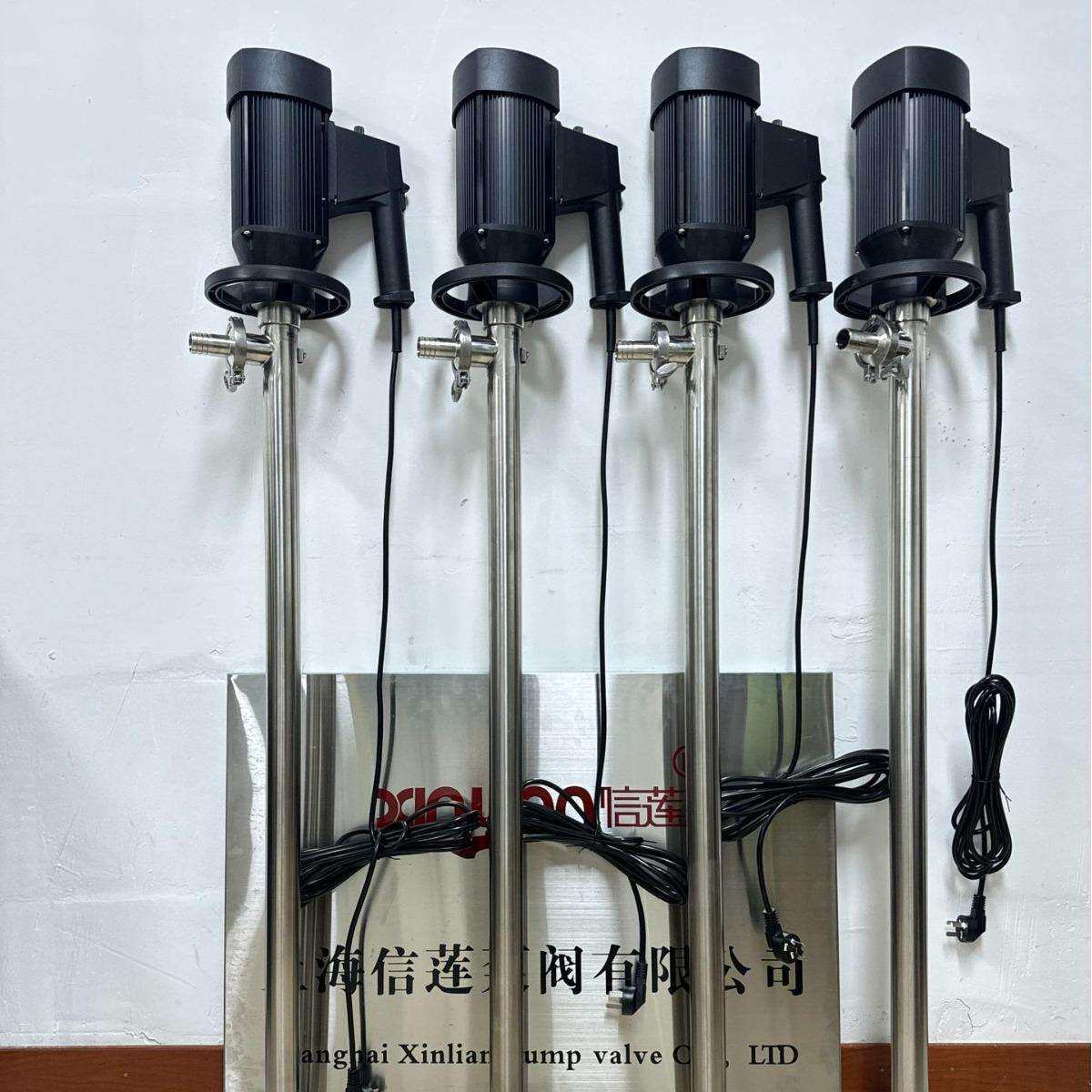 手持油泵防滴式电动调速插桶泵HP-EX2-V+SS304-1500电动抽油桶泵