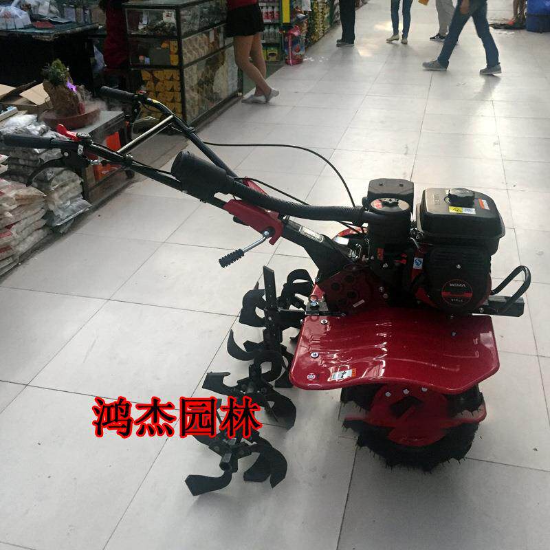 重庆威马7.0马力多功能汽油微耕机小型松土机旋耕起垄除草开沟