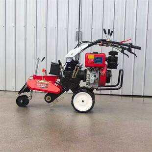 厂家直供柴油施肥开沟机大葱生姜开沟培土机耕田松土四驱微耕机