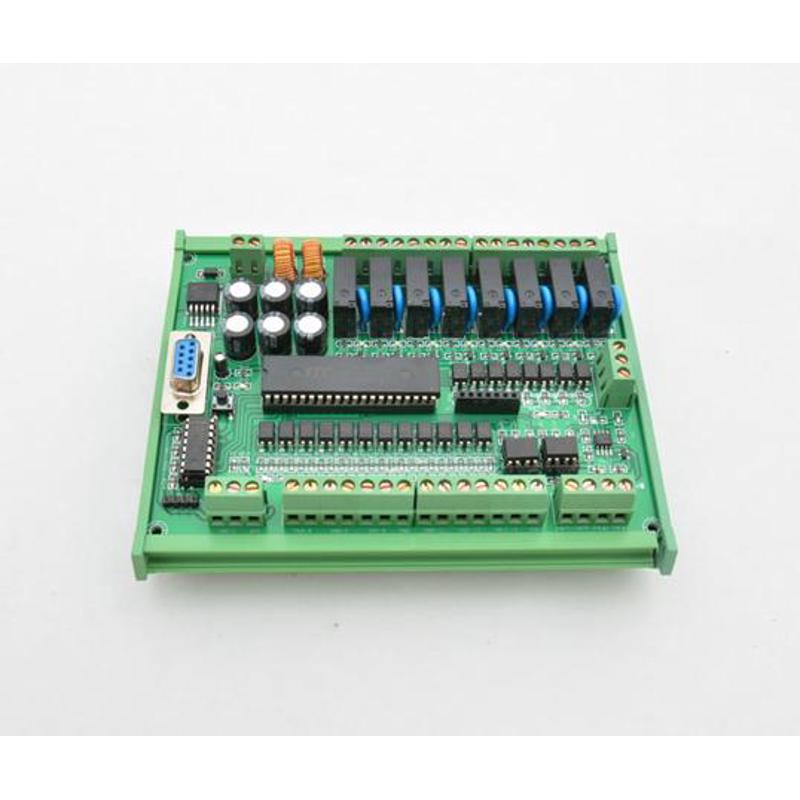 16入8出STC12C5A60S2单片机可编程继电器工控板仿PLC RS232\RS485
