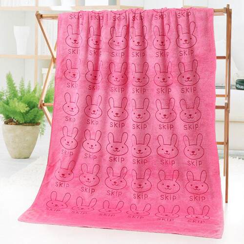 thewangs studioCartoo cotton bath towel adult child Towels
