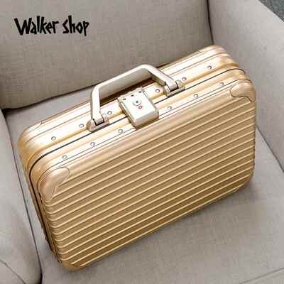高档Walker hSo文p轻奢手提箱全铝合密金码箱件保险箱工具箱公文
