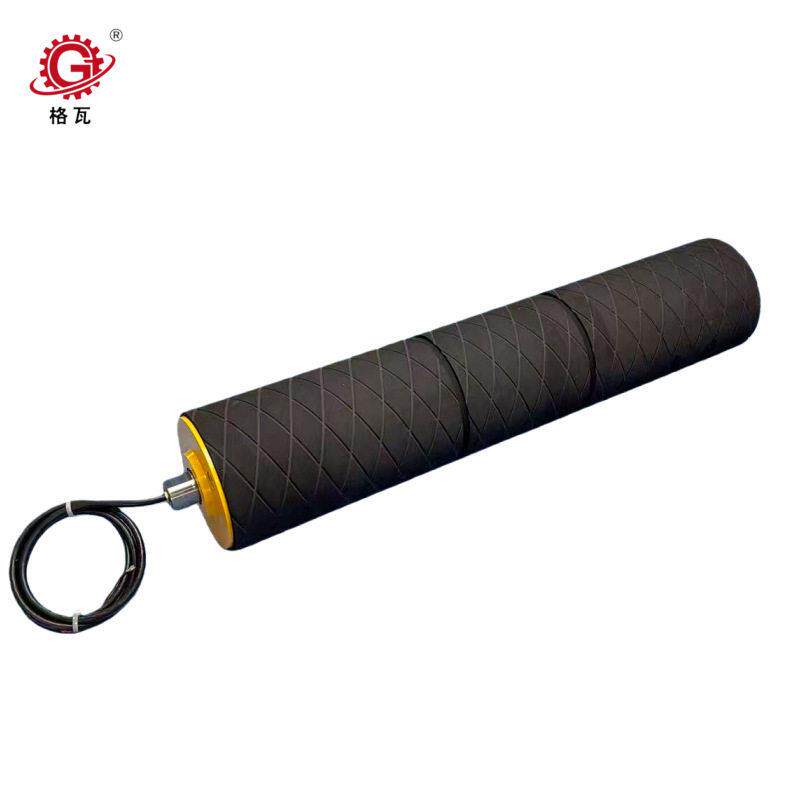 格瓦DM电动滚筒11胶3送138165216防跑偏皮带输机DM165包油冷电辊