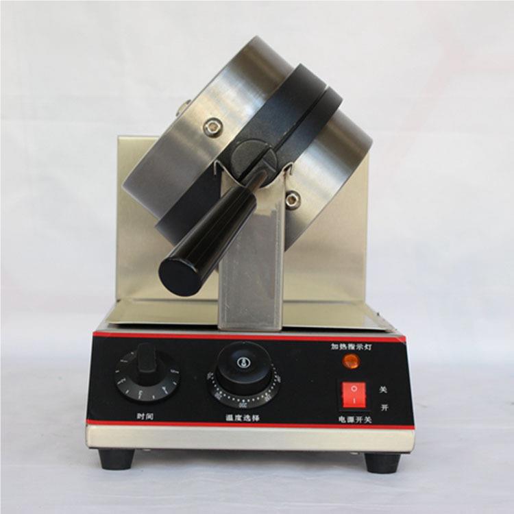 3CM加厚不粘锅商用旋 转华夫计炉 带时电热华夫饼 松饼机408华机