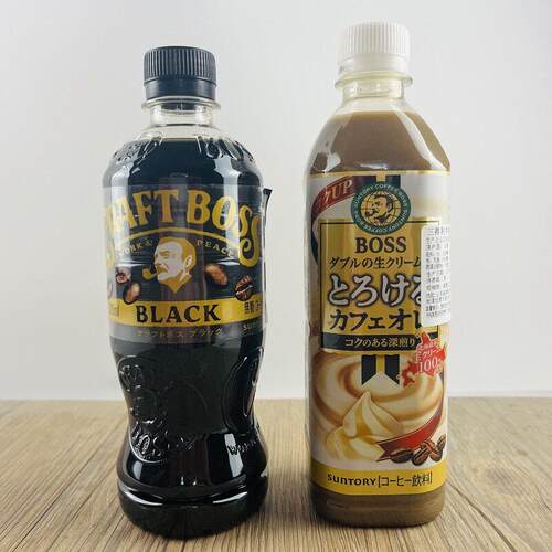 日本进口SUNTORY三得利 Boss冰美式即饮黑咖啡液牛奶拿铁饮料