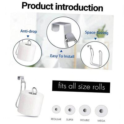 Toilet Tissue Paper Holder Shelf Bathroom kitchen Towel Roll