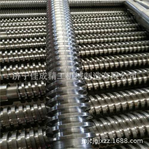 梯形丝杆加工 45#钢Tr50规格t型丝杆 梯形丝杆生产厂家