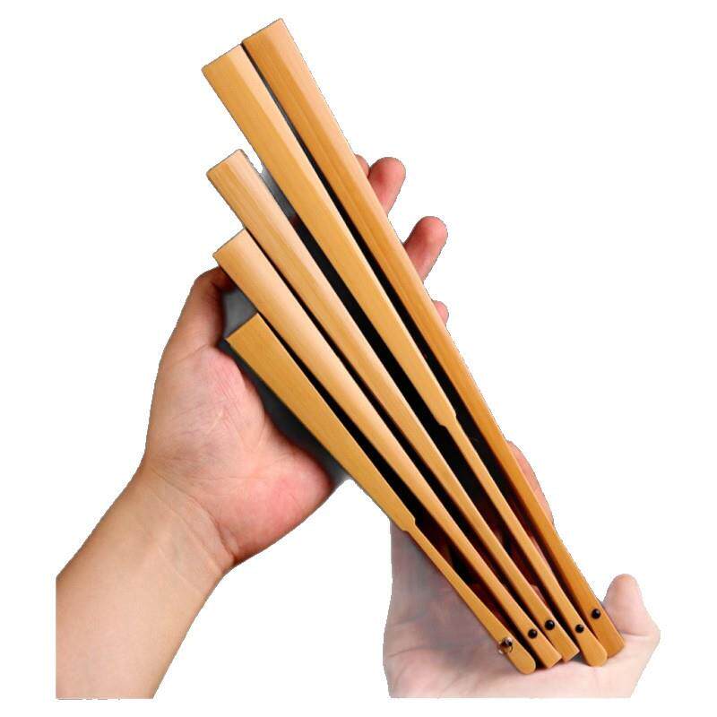 95寸水磨玉竹折扇空白扇面苏工宣纸扇面男女式入门文玩扇子