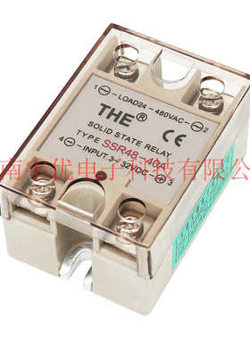 SSR48-10A20A25A30A40A无锡天豪THE固态继电器 单相交流480VAC