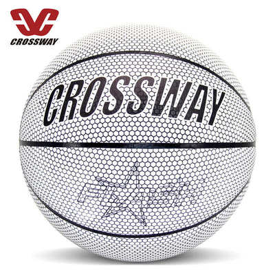 7代发圣诞节夜光号现货批发篮球威pu 篮球跨境反光克洛斯发光