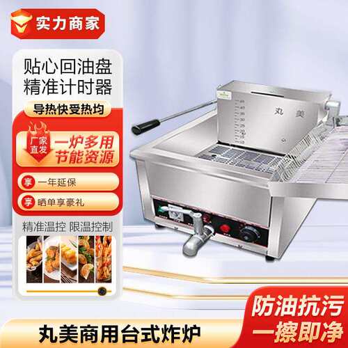 单缸双缸油炸锅电炸炉商用大容量油炸机小吃店商用鸡叉骨炸串