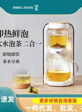 鸣盏茶饮机即热式饮水机台式直饮机办公室煮茶器茶吧泡茶MZ-906