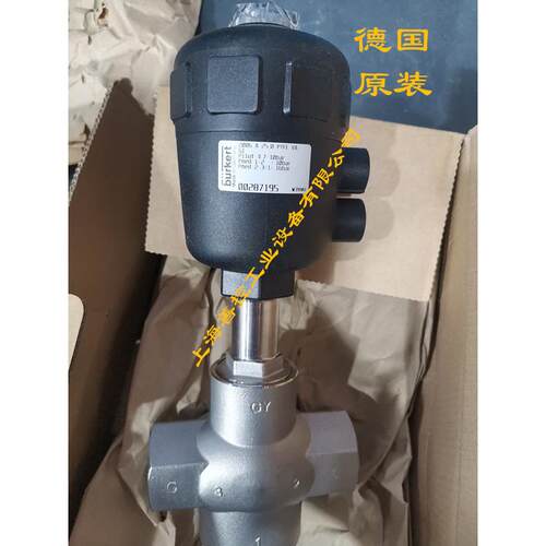 burkert宝德2002A DN20.0 PTFE G3/4宝得三通气动角座阀00002132