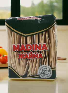 哈萨克斯坦进口MADINA那仁宽面片大盘鸡风干肉纳仁筋道皮带面片