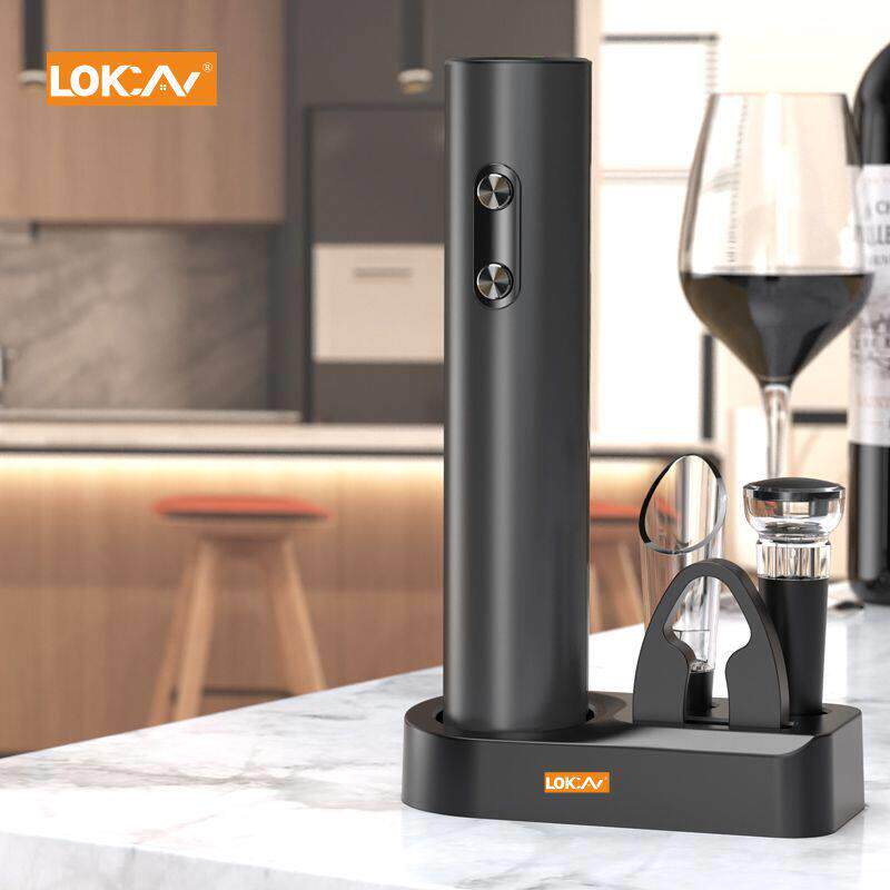 红酒葡萄酒电动红酒开瓶器家用全自动葡萄酒起子启瓶器多功能酒具