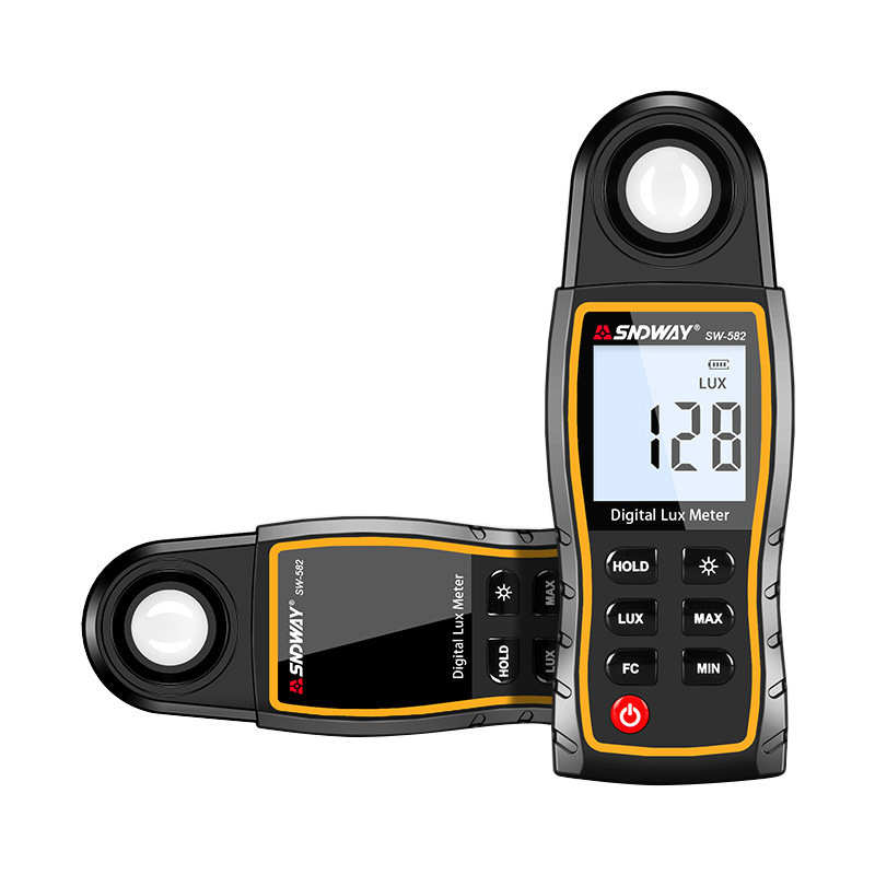 深达威SW-582光照度计高精度测光表 便携式手持数字光度计亮度计