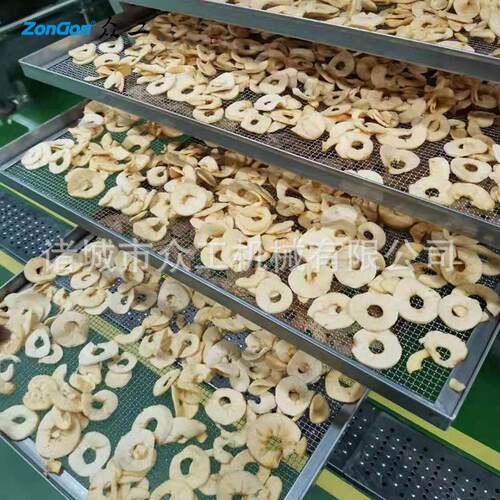 陕西苹果脆片膨化设备果蔬膨化机全自动加工流水线