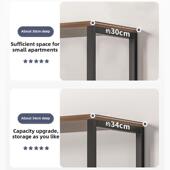 multi desk layer rack Bookshelf office storage wooden shelf