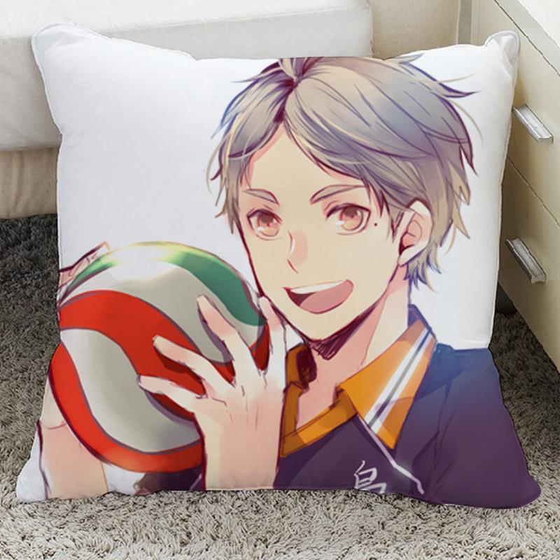 排球少年手办周边抱枕头