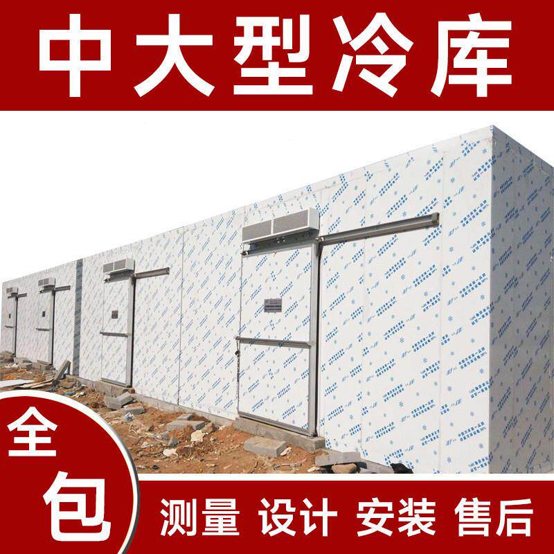 中大型冷库全套设备果蔬保鲜库肉类冷藏冷冻库速冻库冰库上门安装