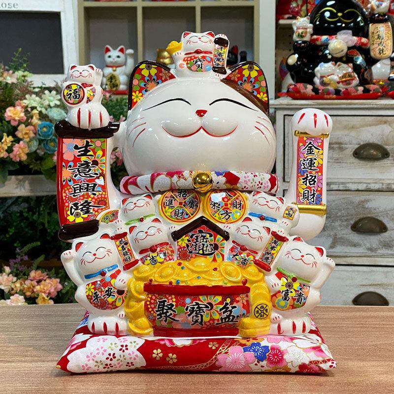 招财猫开 业特大号电动摇手家居客厅乔迁礼品收银柜台装饰做生意