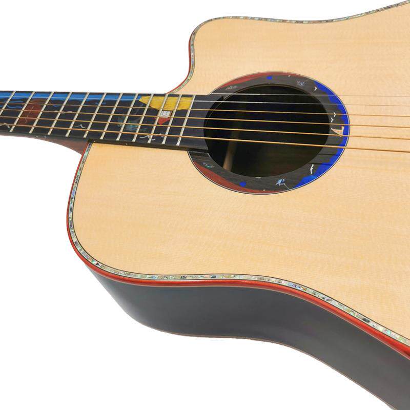 41寸全单民谣吉他厂家原声靠手guitar乐器新款高端实木木吉他