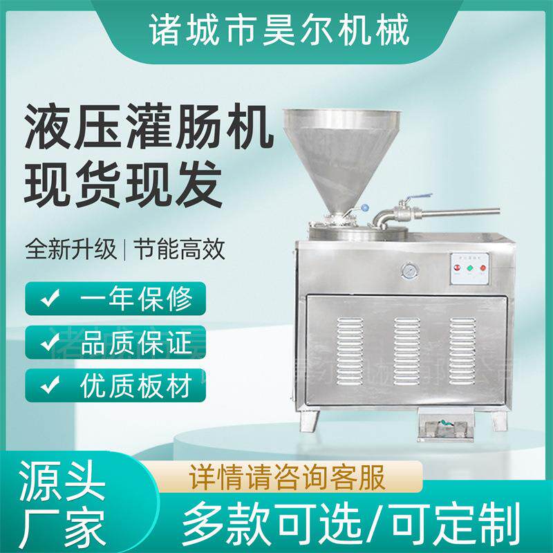 蛋白肠衣灌肠机大型不锈钢皮蛋肠猪肉肠加工设备肠类制作食品
