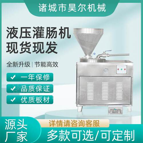 蛋白肠衣灌肠机大型不锈钢皮蛋肠猪肉肠加工设备肠类制作食品