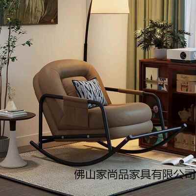 懒人沙闲发摇成人家用沙发椅阳台休椅椅客厅单摇摇椅中人Y5dS4RdP