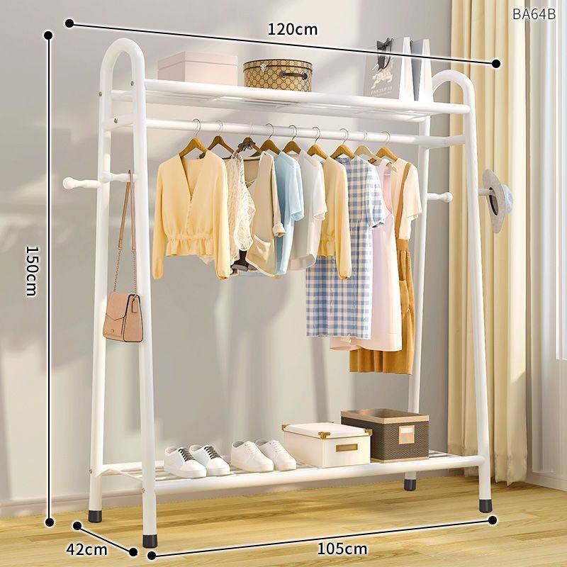 衣柜出租房用结实简易衣柜无门进门挂衣架鞋架一体双层挂衣柜铁架,收纳整理,小型晾晒架,淘宝优惠券,粉丝福利购,淘宝优惠卷