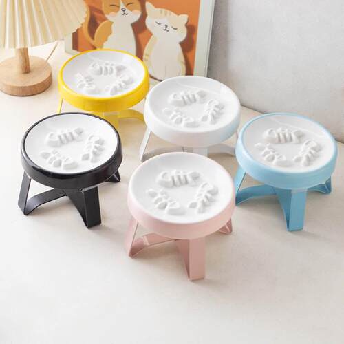 陶瓷慢食碗狗狗宠物慢食盘护颈椎猫碗猫咪防噎缓食猫粮碗狗食盆