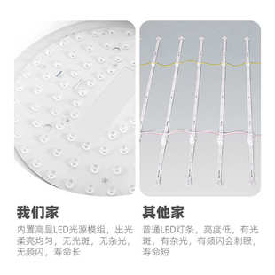 侘寂风嵌入式石膏天光灯 LED预埋无边框吸顶吊顶灯客厅卧室天花灯