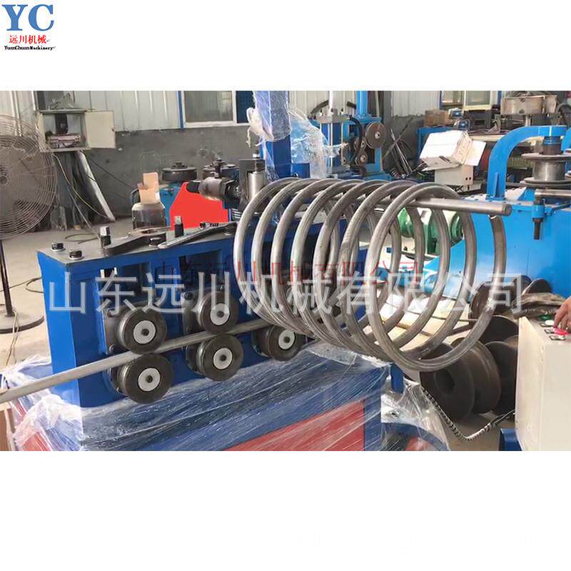 7轮盘管机 钢管螺旋打圈机 不锈钢管卷圆机 换热器加热管盘管机