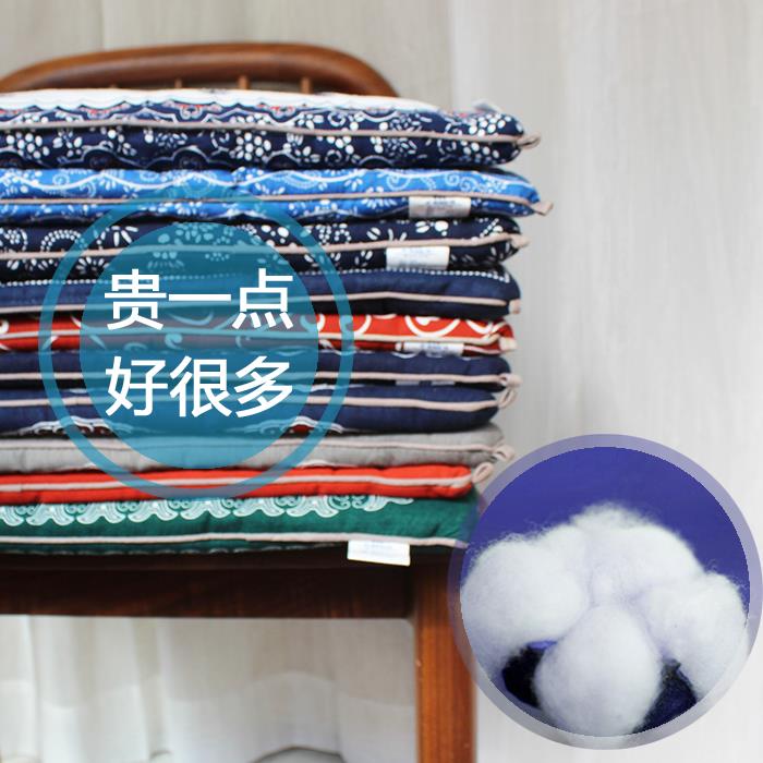 A6L餐椅垫双椅子垫四面季坐榻F7579S9S榻沙发垫中式米手工纯棉布