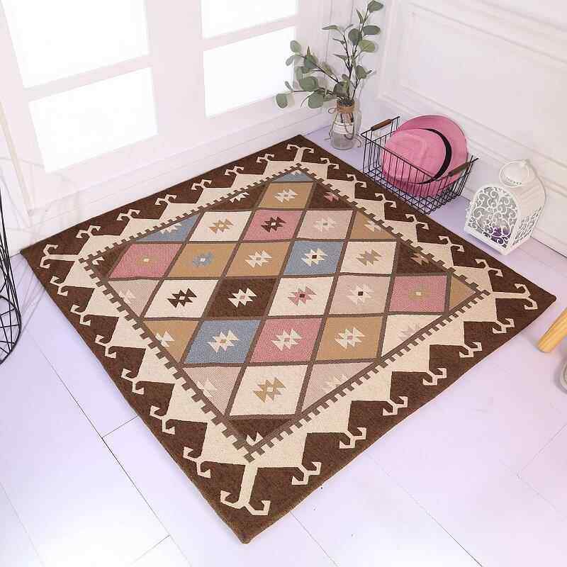 高档垫正方地形毯电脑转椅垫化妆凳地毯子家用脚吊篮书桌椅地椅毯