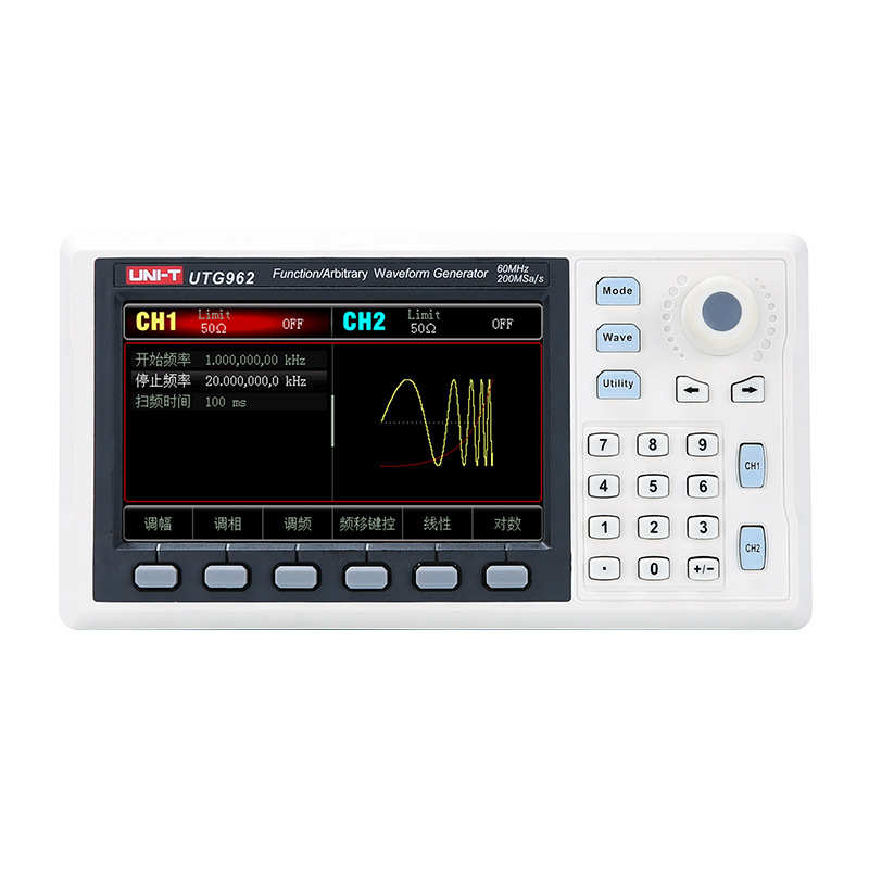 优利德UTG962E/932E函数信号发生器任意波形发生器 双通道信号源