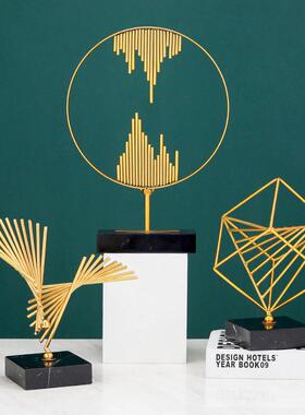 北欧轻奢抽象艺术品装饰家居客厅酒柜店入口装饰工艺礼品办公室桌