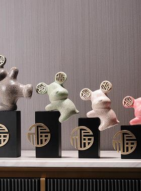 采购产品富滋熊电视柜装饰吸引财富，家庭客厅，无障碍豪华酒柜，