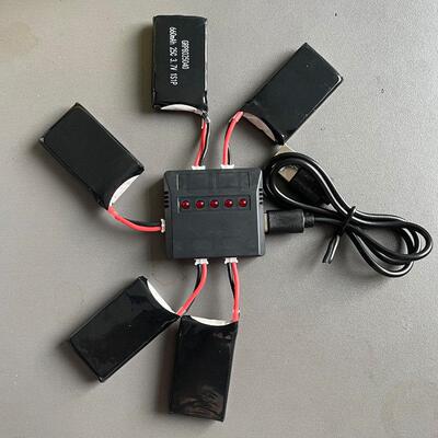 F121 L120M 无人机电池660毫安原厂锂电池充电线多充配件PH2.0插