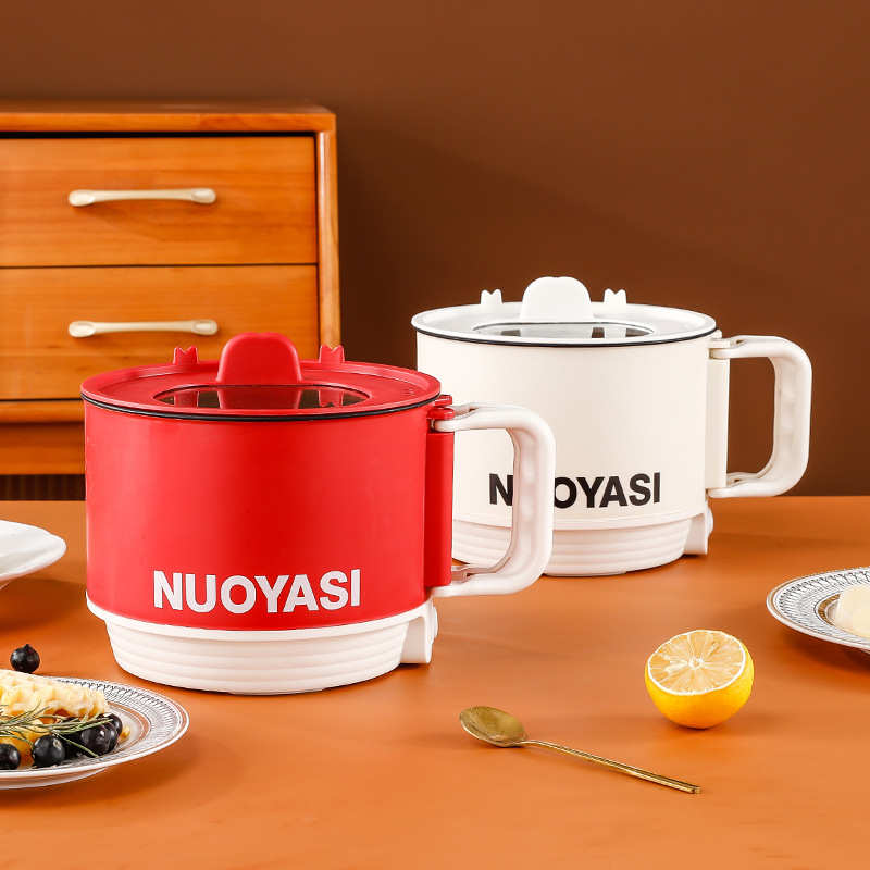 电蒸锅电炒锅一体式折叠110V小电锅迷你电煮锅电热锅家用宿舍小型