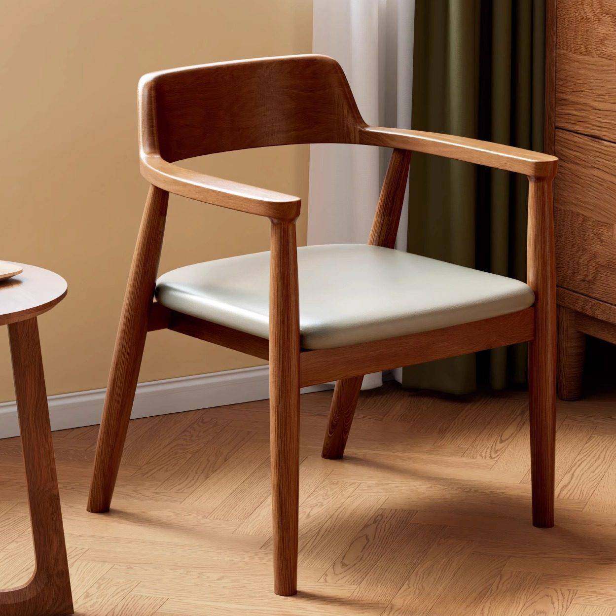 广岛椅纯实木餐椅2025新款椅子家用靠背椅总统椅洽谈椅餐厅餐桌椅,住宅家具,餐椅,淘宝优惠券,粉丝福利购,淘宝优惠卷