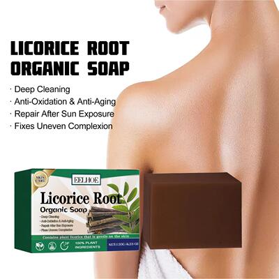 EELHOE Licorice Root Cleansing Soap - Gently cleanses the bo