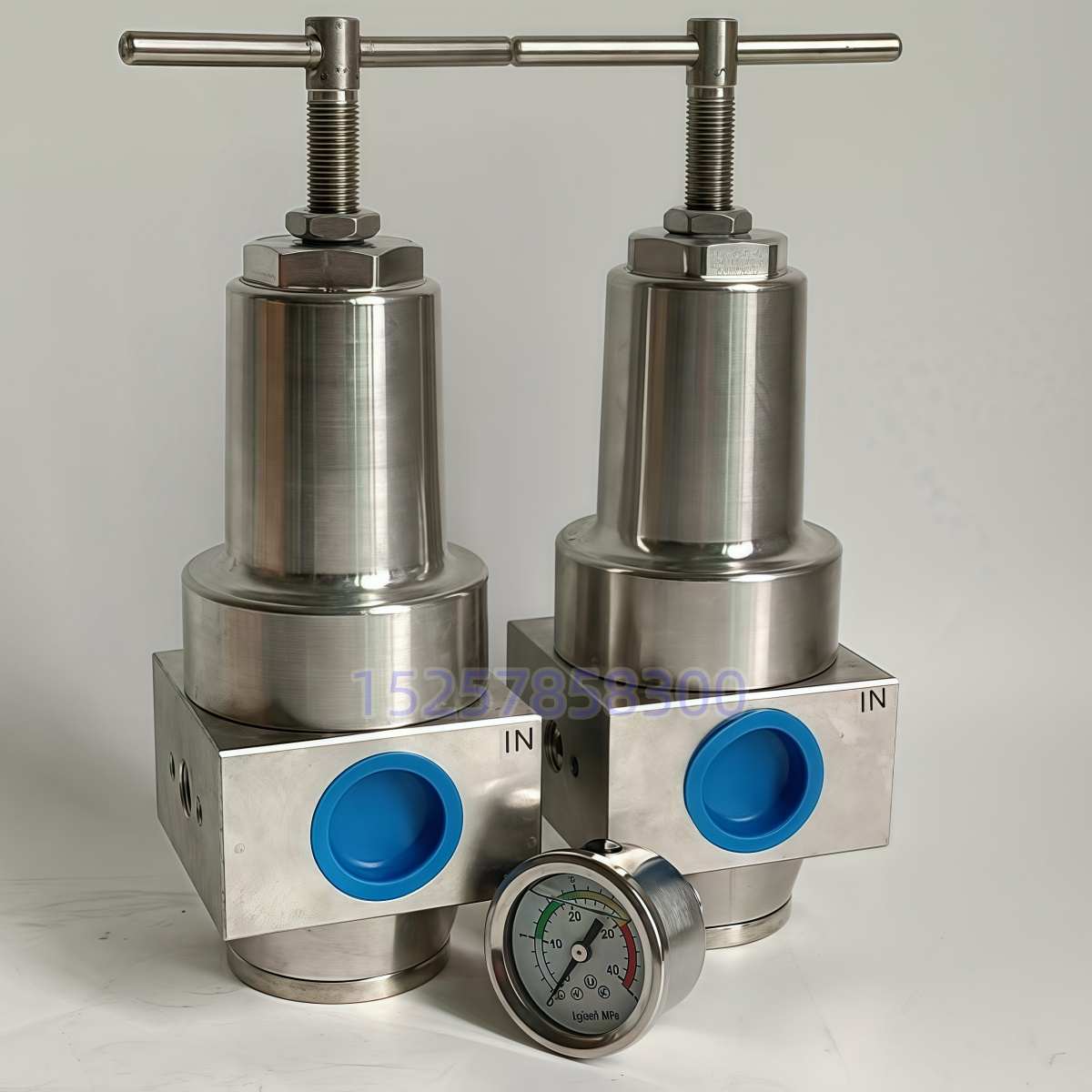 QTY-50 DN50 PN16 减压阀 304不锈钢气动调压阀 QTY-40 DN40 PN40